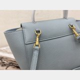 Celine Best Quality Grained Calfskin Nano Belt Bag Blue