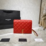 Best Quality Saint Laurent Becky Large chain bag in quilted lambskin