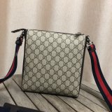 Best Quality Gucci 7 Star GG Supreme Gray Small Messenger 523599 Bag