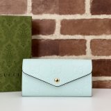 Perfect Best Gucci Best Quality 1:1 Mirror 772791 GG Continental Wallet