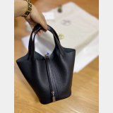 Buy Hermes Best Quality Handbags Picotin Black Bag