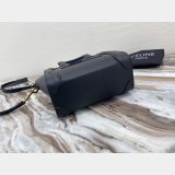 Celine Best Quality Navy blue Luggage plain calfskin portable