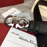 Ferragamo Belts Perfect High Quality Best Quality 35 mm Black