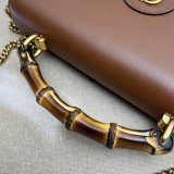 Gucci Best Quality 675794 Diana small shoulder bag in black/brown