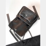 YSL Best Quality Niki 22cm crinkled vintage leather 533037