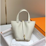 Luxury 7 Star Best Quality Designer Hermes Picotin 18/22cm Gold Online