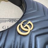 Gucci Best 699514 GG Marmont half-moon-shaped Best Quality bag