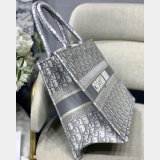 Luxury Christian Dior CD Book Tote grey Best Quality Bags