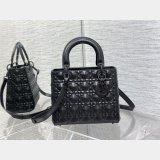 Christian Lady Dior 24cm AAA+ Best Quality Top Quality Black Bag