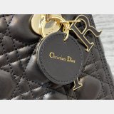Perfect Quality Best Quality Lady Dior 24cm Dolabuy Black Handbag