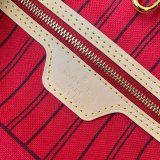High Quality Louisy Vuittun Monogram Canvas Neverfull GM red Bag 40CM