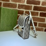 White Best Quality Gucci Horsebit 1955 mini Top Quality 625615 bag