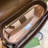Gucci Best Quality GG Horsebit 1955 shoulder 602204 Brown bag