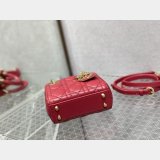 Best Quality Fashion Dior Micro Lady 1:1 Mirror 12CM Bag