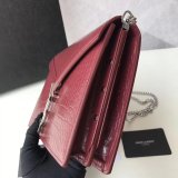 Saint Laurent AAA+ Best Quality Shoulder 377057 Black/Red Bags