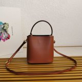 Platinum Prada 1BA373 Panier Saffiano Leather Perfect Best Quality Bag