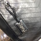 YSL 504867 Best Quality Saint Laurent Niki Shopping Bag Black Vintage