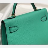 Best Quality Hermes Vert Jade Green Kelly Online Store Bag