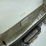 Gucci Best Quality Horsebit 1955 mini bag white