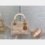 Christian Dior Copy Lady 1:1 17CM Mirror Designer Bag