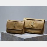 Best 28/22cm Best Quality Saint Laurent Niki 633158/633151 Khaki Bags
