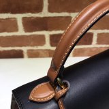 Gucci Best Quality 453188 GG Supreme Padlock Small Top Handle Bag