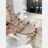 Best Quality valentino ROCKSTUD CALFSKIN ANKLE STRAP SANDAL