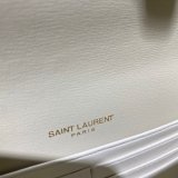 Best Quality YSL Sunset 19cm Pursesre Store Cream