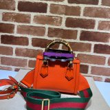 Gucci designer Luxury Goods 702732 Diana mini tote bag leather