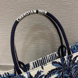 Christian Dior 7 Star Book Tote Oblique Termurah Best Quality Blue Bag