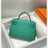 Best Quality Hermes Vert Jade Green Kelly Online Store Bag