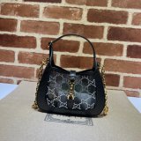Gucci Luxury Designer Best Quality Jackie 1961 Crystal GG 677027 Bag