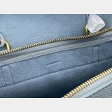 Celine Best Quality Grained Calfskin Nano Belt Bag Blue