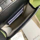 Best Best Quality Gucci GG embossed mini 625571 black bag