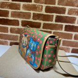 Gucci 664143 Best Quality Children's cat print messenger Luxury Goods bag