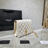 Best Quality Saint Laurent Becky Large chain bag in quilted lambskin