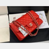 Fashion Best 2.55cm Best Quality Caviar Gold/Silver Bags