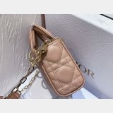 Designer Best Quality Dior D-joy 16CM Pink Bags For Sale