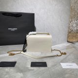 Best Quality YSL Sunset 19cm Pursesre Store Cream