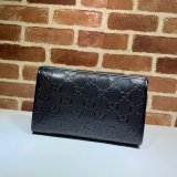 Gucci Best Quality Black GG embossed mini 625568 bag