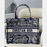 Dior High Quality Book Tote Best Quality Dior 41.5/36CM Oblique Embroidery