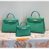 Best Quality Hermes Vert Jade Green Kelly Online Store Bag