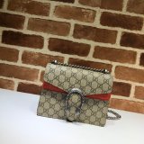 Gucci Best Quality Dionysus GG Supreme mini 421970 Red Fake bag