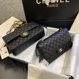 New CC 2021 Best Quality Quilted Caviar Leather Caviar CF1112 25CM Bags