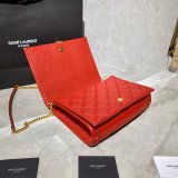 Best Quality Saint Laurent Becky Large chain bag in quilted lambskin