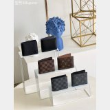 Louis Vuitton Men Best Quality M64002 Slender Wallet Monogram Eclipse Canvas