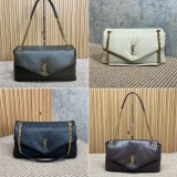 Best Quality 777399 Saint Laurent Grained Lambskin Calypso Shoulder Bag