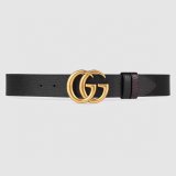 Luxury Gucci 38MM Double G Shop the New Best Quality Black Belts