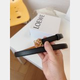 Luxury Inspired Loewe Anagram 2.0cm Width Best Quality Belt