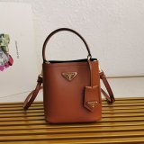 Platinum Prada 1BA373 Panier Saffiano Leather Perfect Best Quality Bag